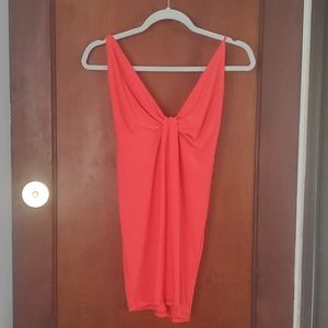 Sexy coral dress